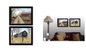 Trendy Decor 4U Scenic Country Collection By Billy Jacobs, Printed Wall Art, Ready to hang, Black Frame, 36" x 14"